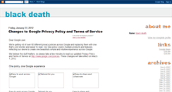 Desktop Screenshot of black-death-blog.blogspot.com