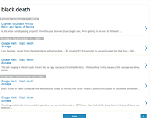 Tablet Screenshot of black-death-blog.blogspot.com