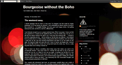 Desktop Screenshot of bourgeoisewithoutboho.blogspot.com