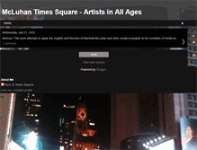 Tablet Screenshot of mcluhantimessquare.blogspot.com