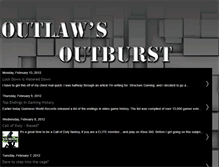 Tablet Screenshot of outlawsoutburst.blogspot.com