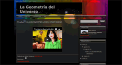 Desktop Screenshot of lageometriadeluniverso.blogspot.com