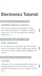 Mobile Screenshot of electronics-tutorial.blogspot.com