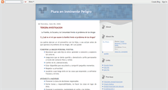 Desktop Screenshot of piuraeninminentepeligro.blogspot.com