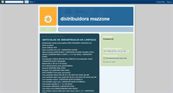 Desktop Screenshot of distribuidoramazzone.blogspot.com