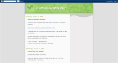 Desktop Screenshot of myownaffiliatemarketingdiary.blogspot.com