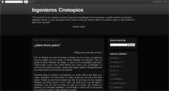 Desktop Screenshot of ingenieroscronopios.blogspot.com