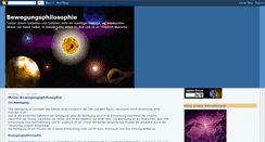 Desktop Screenshot of bewegungsphilosophie.blogspot.com