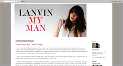 Desktop Screenshot of lanvinmyman.blogspot.com