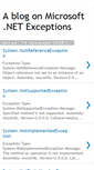 Mobile Screenshot of dotnetexceptions.blogspot.com