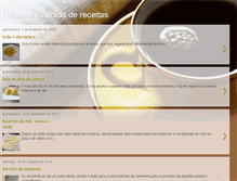 Tablet Screenshot of cadernoreceitas.blogspot.com