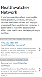 Mobile Screenshot of healthwatcher-net.blogspot.com