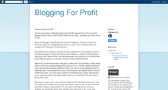 Desktop Screenshot of bloggingforprofit11.blogspot.com