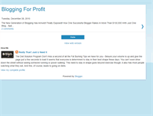 Tablet Screenshot of bloggingforprofit11.blogspot.com