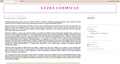 Desktop Screenshot of luzescosmicas.blogspot.com