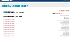 Desktop Screenshot of ebony-adult-porn.blogspot.com