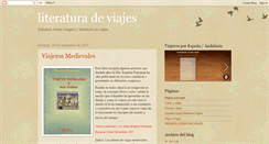 Desktop Screenshot of literaturadeviajes.blogspot.com