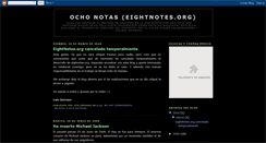 Desktop Screenshot of ochonotas.blogspot.com