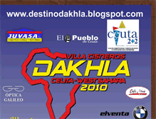 Tablet Screenshot of destinodakhla.blogspot.com