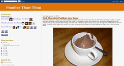 Desktop Screenshot of foodierthanthou.blogspot.com