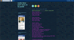 Desktop Screenshot of mediollenoporkvacionosepuede.blogspot.com