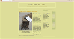 Desktop Screenshot of generalbeadle.blogspot.com