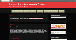 Desktop Screenshot of partidosocialistavt.blogspot.com