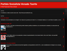 Tablet Screenshot of partidosocialistavt.blogspot.com