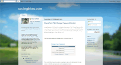 Desktop Screenshot of codingbites.blogspot.com
