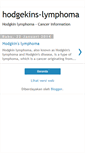 Mobile Screenshot of hodgekins-lymphoma.blogspot.com