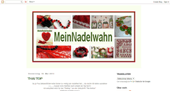 Desktop Screenshot of meinnadelwahn.blogspot.com