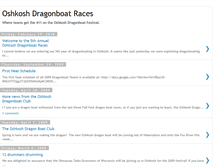 Tablet Screenshot of dragonlady-oshkoshdragonboatraces.blogspot.com
