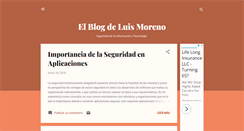 Desktop Screenshot of luismoreno.blogspot.com