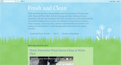 Desktop Screenshot of freshandcleancarpetcleaning.blogspot.com