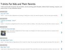 Tablet Screenshot of kids-parents-tshirts.blogspot.com