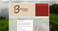 Desktop Screenshot of bhawnaimpex.blogspot.com