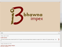 Tablet Screenshot of bhawnaimpex.blogspot.com