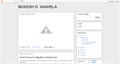 Desktop Screenshot of mukeshgvaghela.blogspot.com