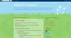 Desktop Screenshot of aktiivnepuhkus.blogspot.com