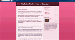 Desktop Screenshot of afrotantra.blogspot.com