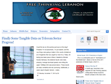 Tablet Screenshot of freethinkinglebanon.blogspot.com