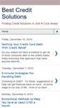 Mobile Screenshot of best-credit-solutions.blogspot.com