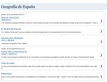 Tablet Screenshot of geografiaensegundo.blogspot.com