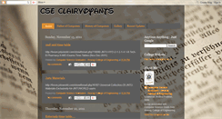 Desktop Screenshot of cseclairvoyants.blogspot.com