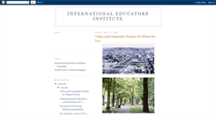 Desktop Screenshot of internationaleducatorsinstitute.blogspot.com