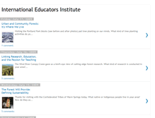 Tablet Screenshot of internationaleducatorsinstitute.blogspot.com