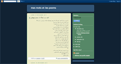 Desktop Screenshot of mesmots01.blogspot.com