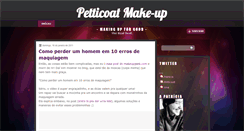 Desktop Screenshot of petticoatmakeup.blogspot.com