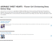 Tablet Screenshot of adorablesweethearts.blogspot.com