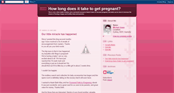 Desktop Screenshot of howlongdoesittaketogetpregnant.blogspot.com